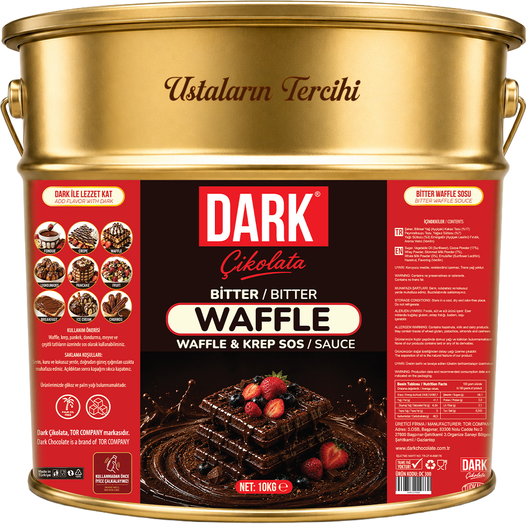 BİTTER WAFFLE SOSU | 10 KG